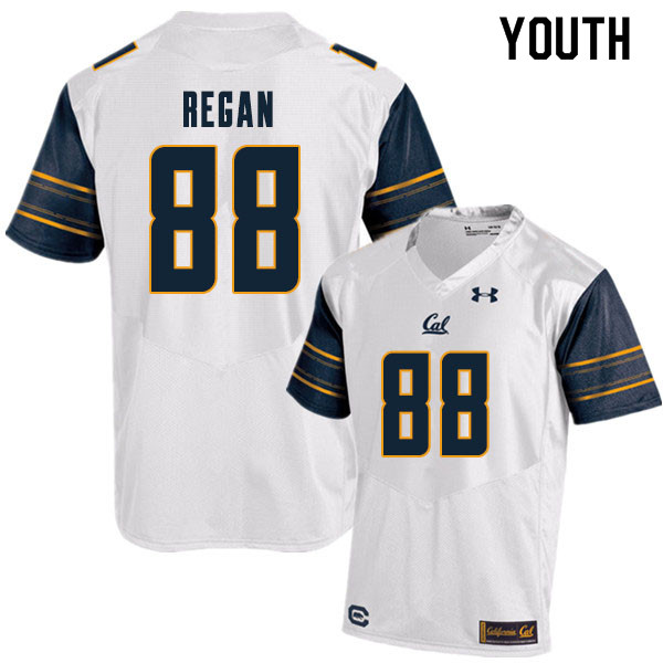 Youth #88 Ryan Regan Cal Bears College Football Jerseys Sale-White - Click Image to Close